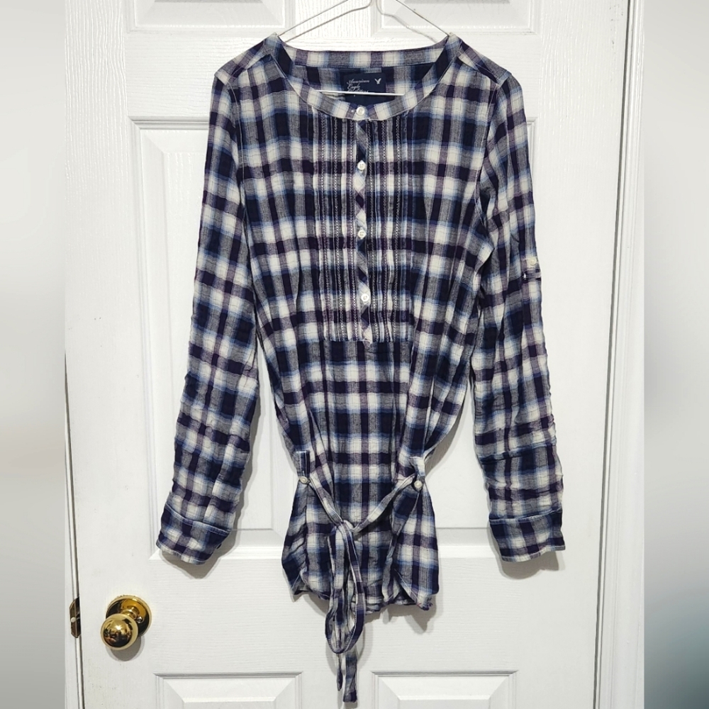 Plaid Tunic
